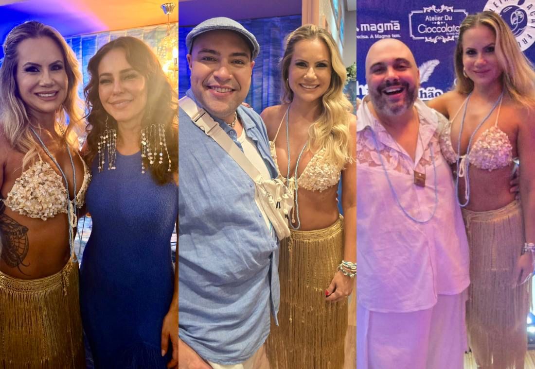 Isis Camargo, Paolla Oliveira, Tiago Abravanel e Bruno Oliveira - Foto: Divulgação