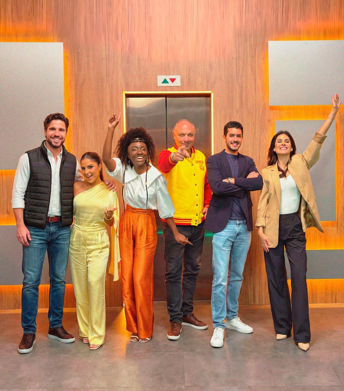 João Brasio, Ricardo Bellino, Natalia Beauty, Nina Silva e Dayane Titon integram o grupo de investidores do reality.